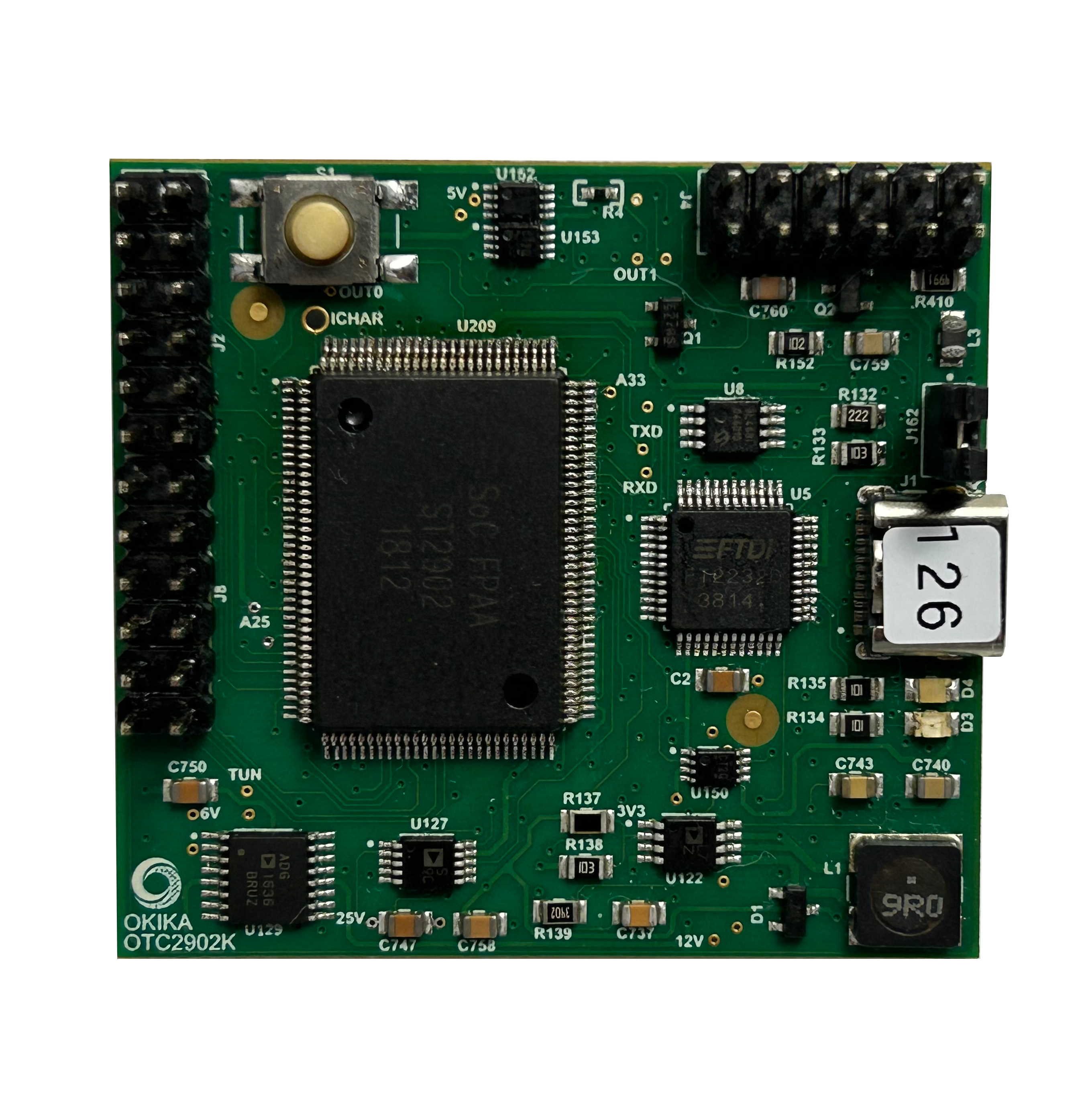 OTC2902K Dev Board – Polymorphic FPAA with 56 CABs & MSP430