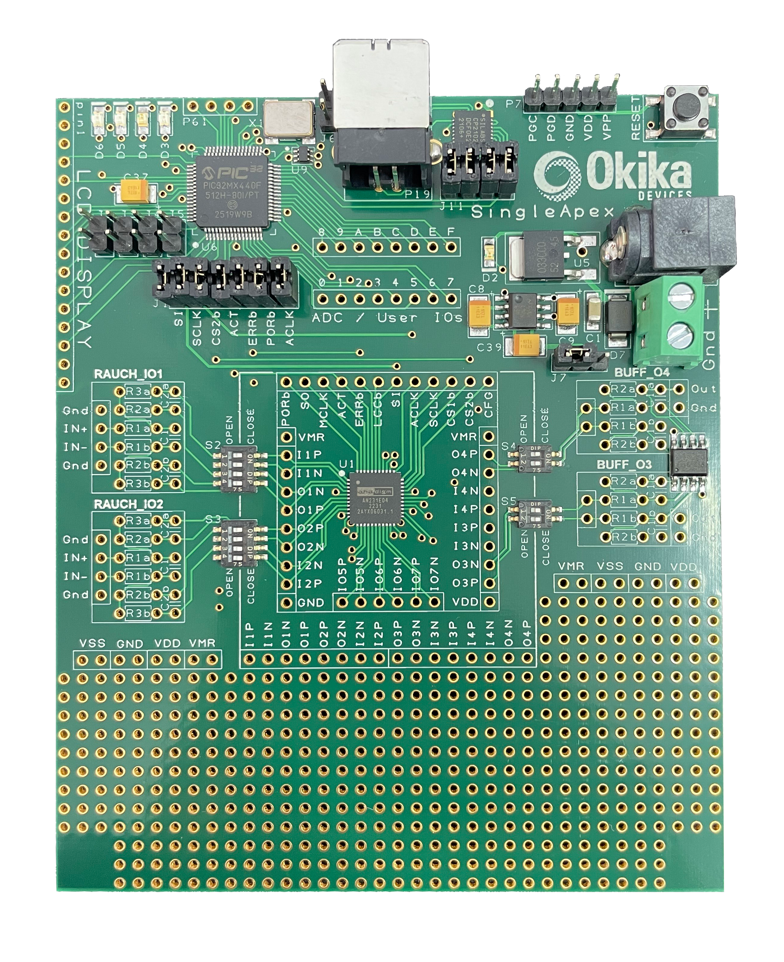Okika's Sing1 Model Apex Board