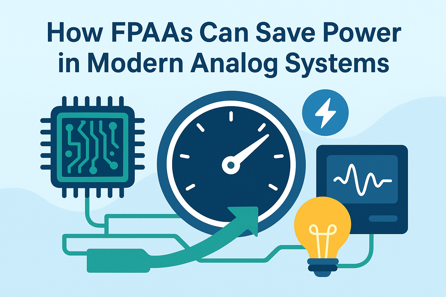How FPAAs Can Save Power in Modern Analog Systems