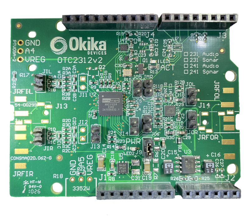 Okika Debuts OTC2312 FlexAnalog™ Arduino Shield