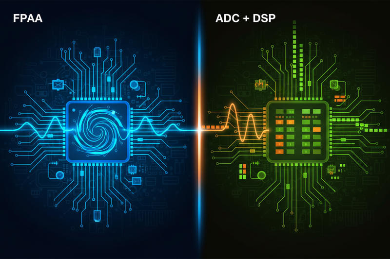 FPAA vs ADC + DSP: Signal Processing