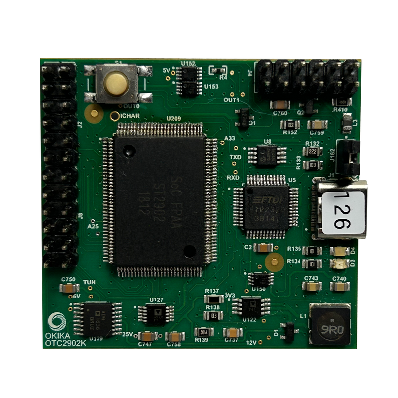 OTC2902K Dev Board – Polymorphic FPAA with 56 CABs & MSP430