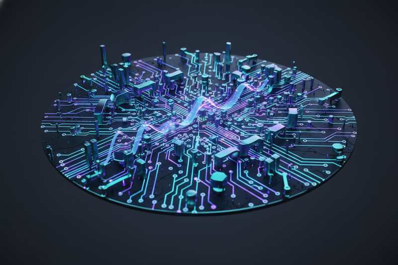 Image for blog article: "Unlocking Hidden Knobs: How SoC FPAAs Are Powering the Next Wave of Software-Defined Systems" No text on image.